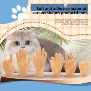 Amüsante Gummifingergesten-Handschuhe