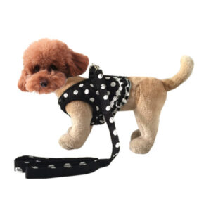 Traktionsweste für kleine Hunde mit welligem Fell