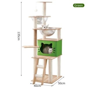 Katzenkletterbaum mit Sisal-Kratzstämmen