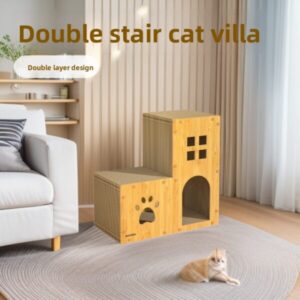 Katzenvilla mit Doppeltreppe