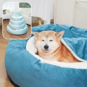 Zwei-in-Eins-Plüschbett für Hunde und Katzen