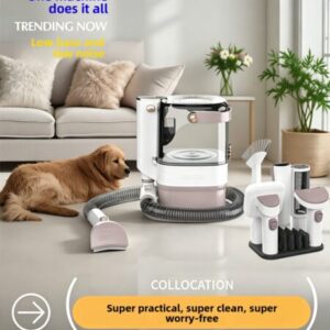 All-in-One-Tierhaartrimmer und Staubsauger