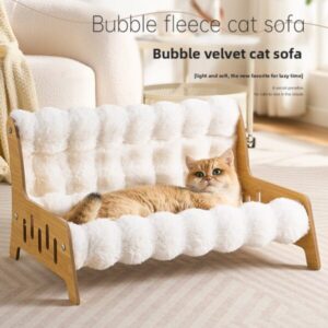 Großes Sofa aus Samt