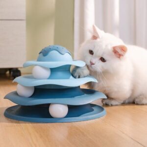 Interaktiver Katzenspielturm