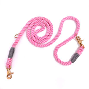 Handgeflochtene Hundeleine mit Haken
