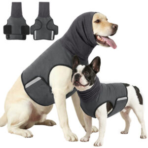 Hundeberuhigungsweste mit Kopfband