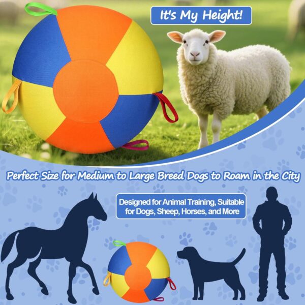 Aufblasbarer Schäferhund-Gymnastikball – Bild 3