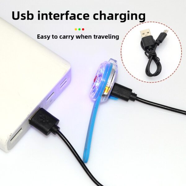 Wiederaufladbarer LED-Haustieranhänger mit USB-Anschluss – Bild 2