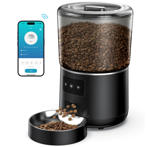 Automatischer Futterautomat für Haustiere mit WLAN-pro
