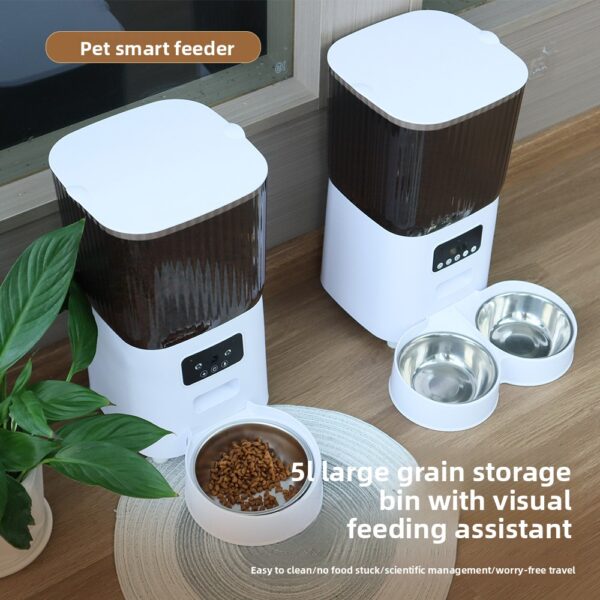 intelligenter Futterautomat für Haustiere mit App-Steuerung – Bild 2