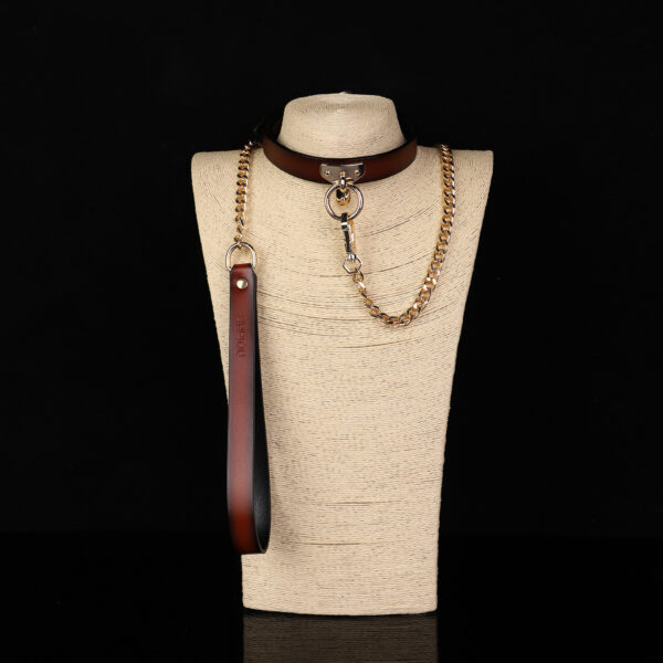 Verstellbares Hundehalsband aus Leder – Bild 2