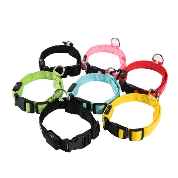 Verstellbares LED-Hundehalsband mit USB-Ladegerät – Bild 4